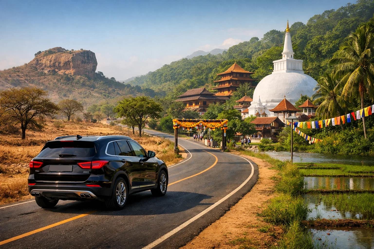 Trincomalee to Sigiriya