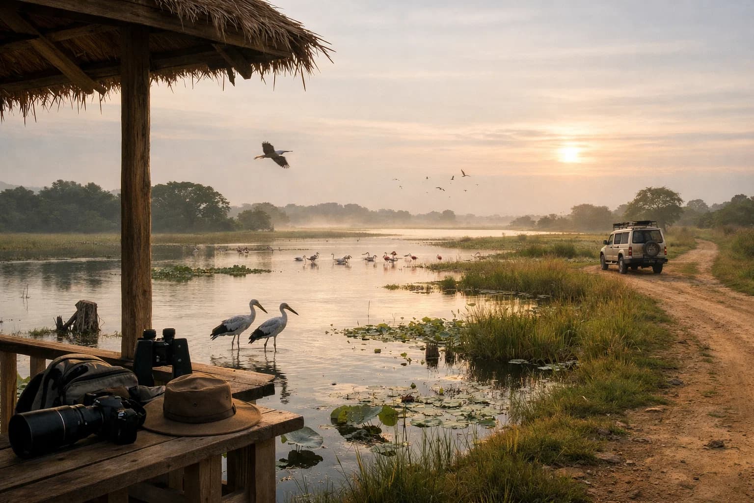 Madhu Road Wetland Stop — Mannar