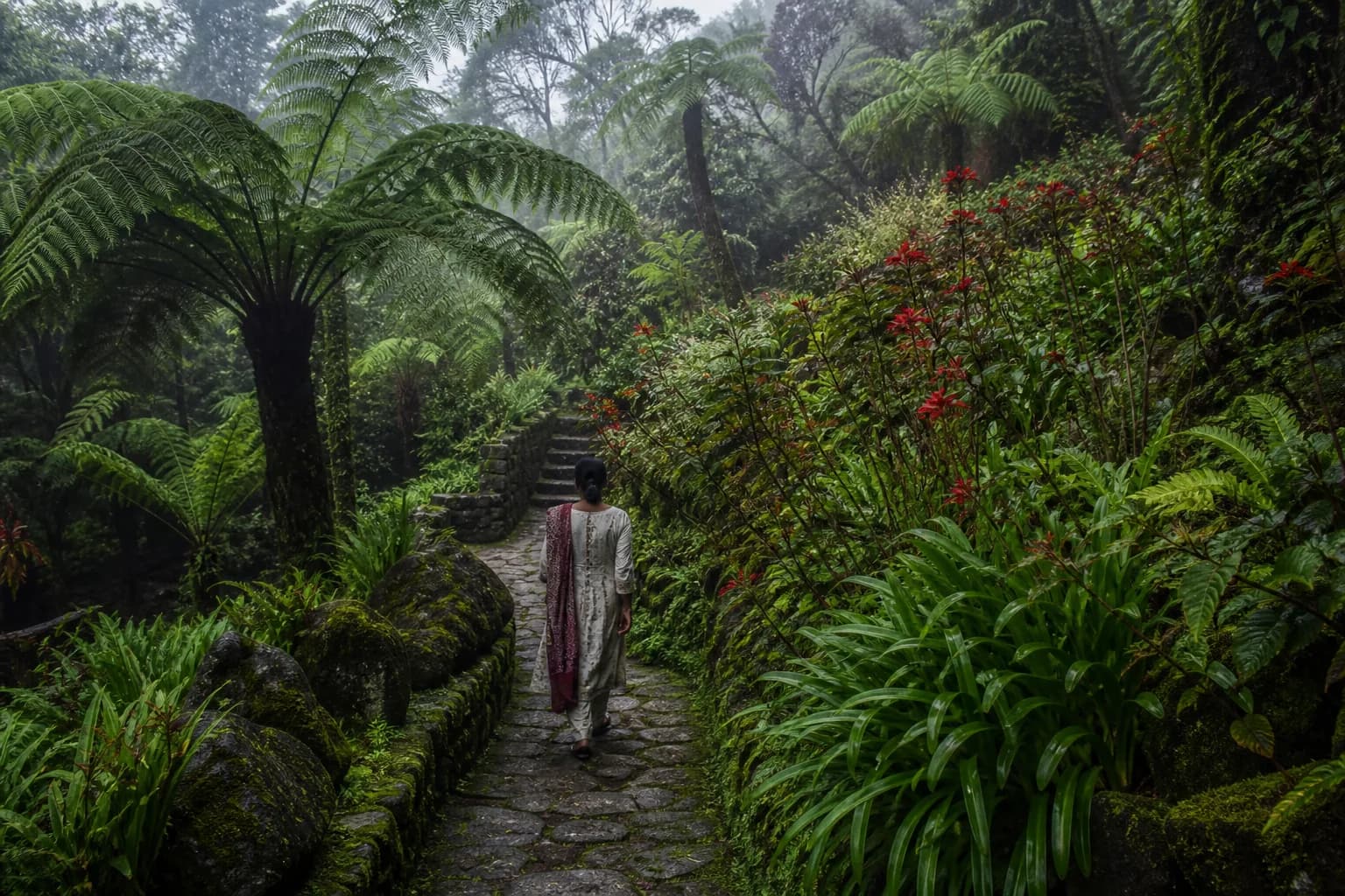 Through Ashok Vatika